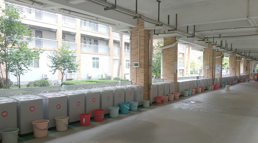 好評度高！江門一中學校又雙叒續(xù)單金環(huán)電器共享洗衣機